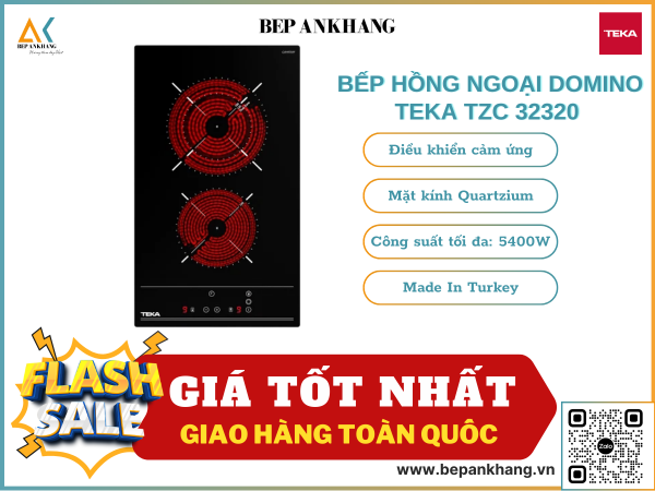 Bếp Hồng Ngoại Domino Teka TZC 32320 - Made In Turkey